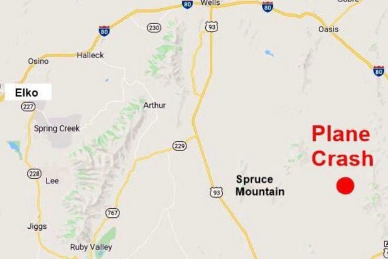 incidente aereo usa nevada elko
