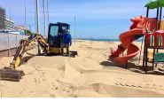 Lignano sabbiadoro lavori spiaggia