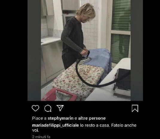 mariadefilippiquarantena 1