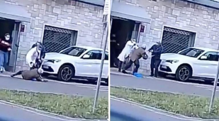 medico aggredisce anziano a lecce