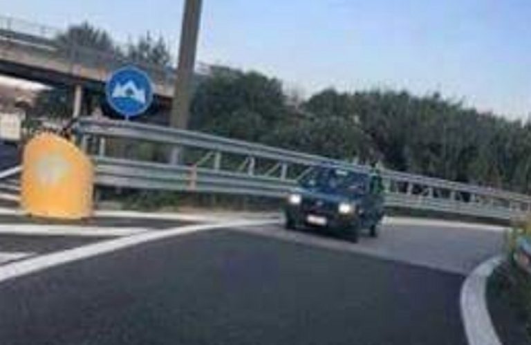 panda tangenziale contromano
