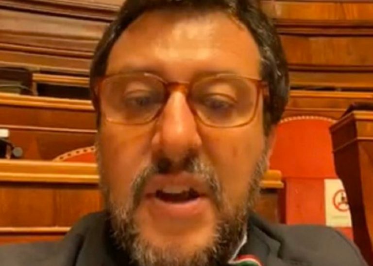 salvini occupa senato