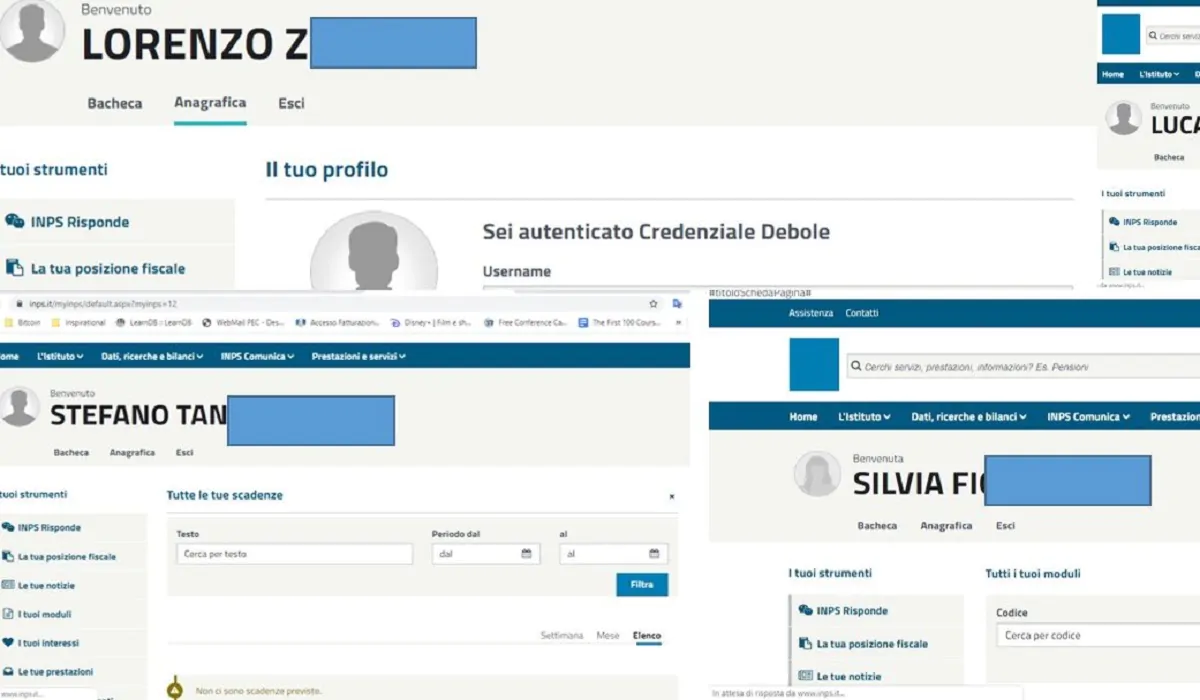 Inps, sito hackerato?