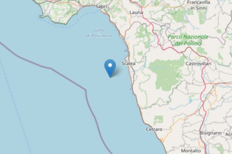 terremoto provincia cosenza