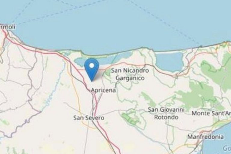 terremoto provincia foggia