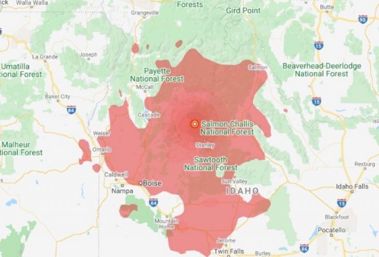 terremoto stati uniti idaho