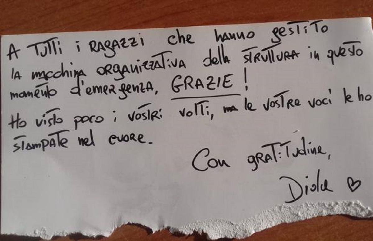 biglietto paziente hotel cattolica