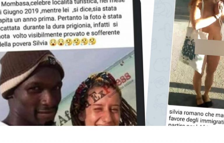 foto video fake Silvia Romano
