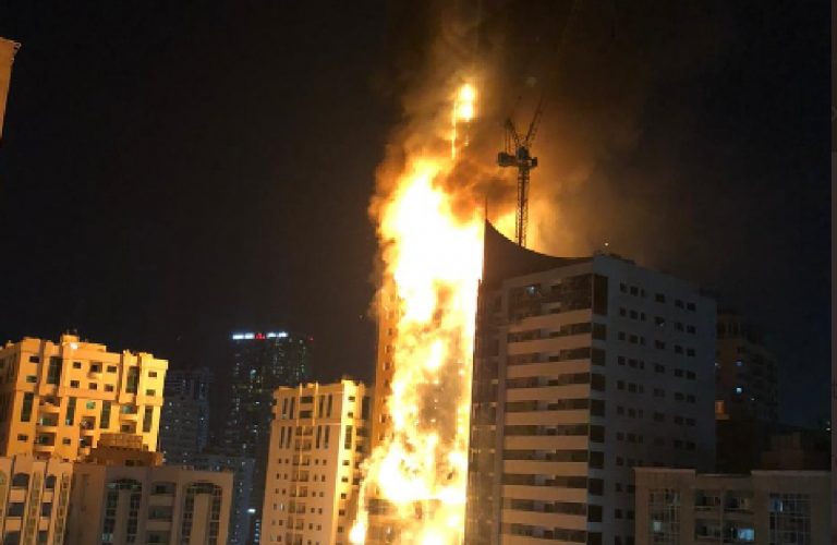 Incendio grattacielo dubai