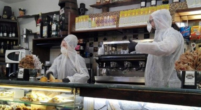 multato caffè davanti bar Aosta