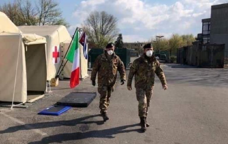 Ospedale da campo Crema smantellato