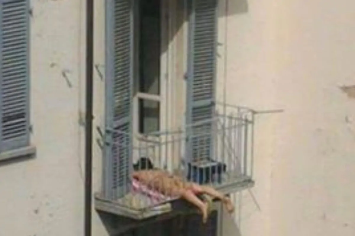 prendere sole balcone