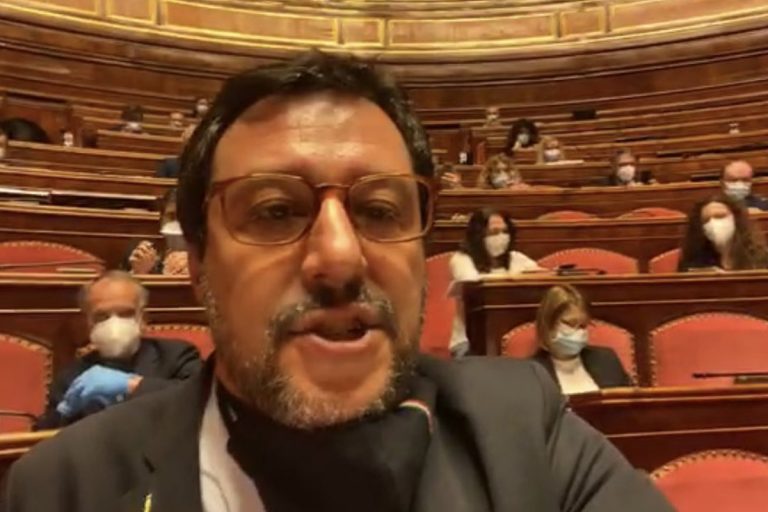 salvini dormiremo parlamento risposte