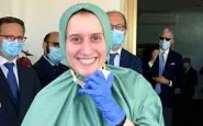 Silvia Romano appena giunta in Italia