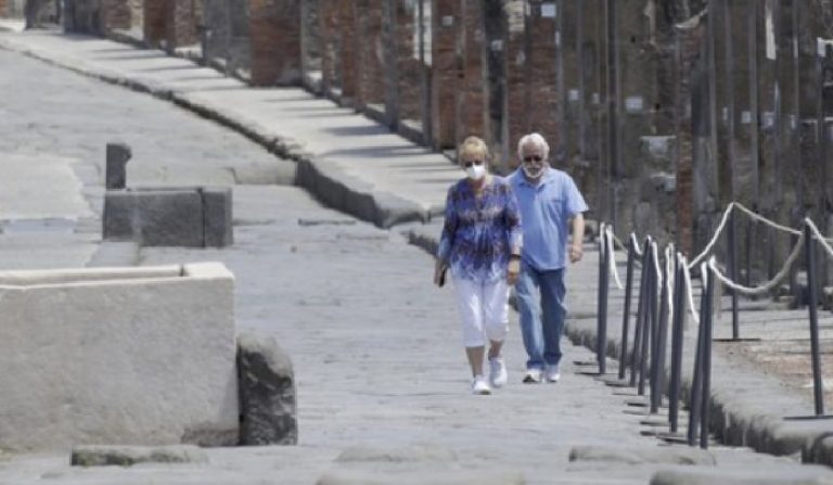 Turisti americani Pompei