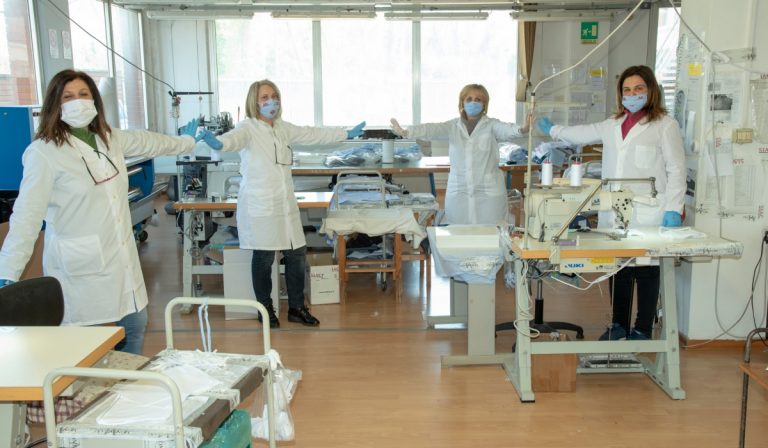 Ospedale di Chieti e mascherine