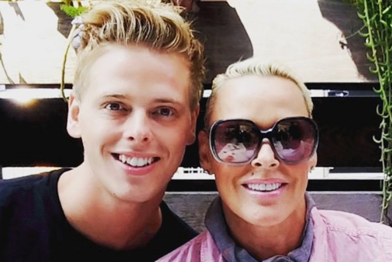 brigitte nielsen col figlio killian
