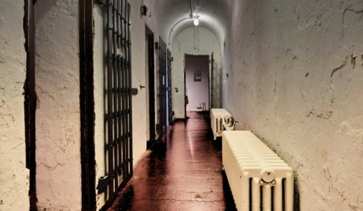I corridoi della prigione di Burlington County