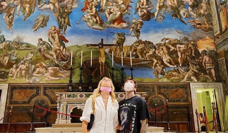 chiara ferragni fedez cappella sistina