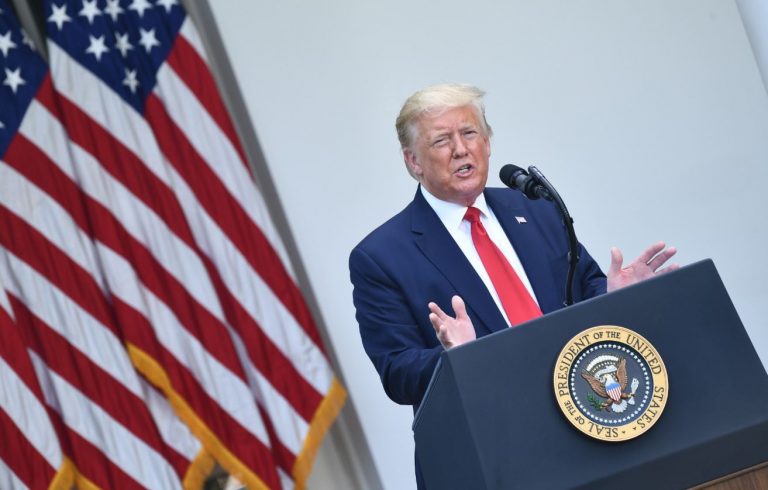 george floyd trump manifestanti lettera terroristi