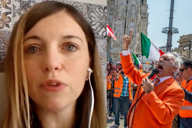 Gilet arancioni figlia di una vittima