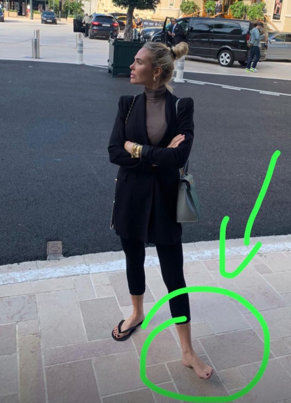 ilary blasi infradito