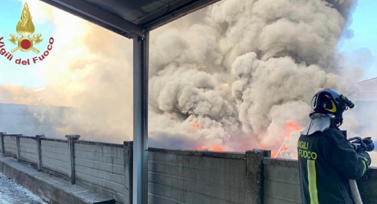incendio Settimo Torinese