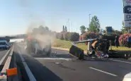 Incidente sulla Pontina, scontro tra camion e trattore: strada chiusa