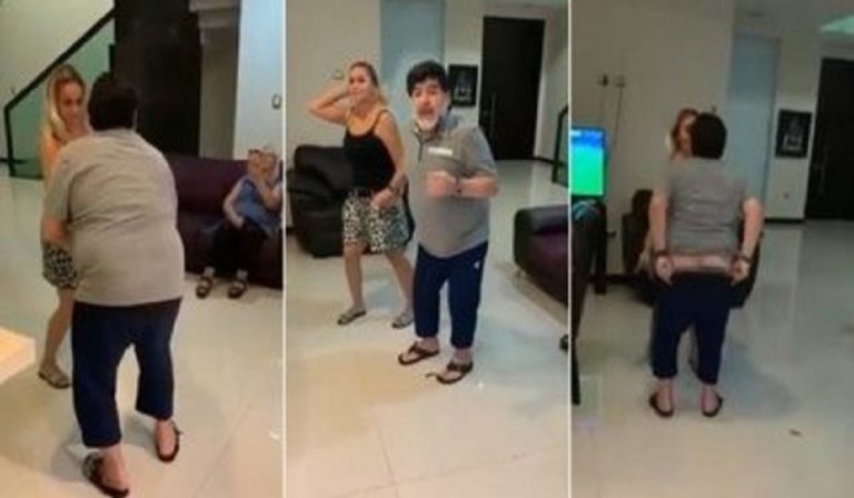 maradona video pantaloni