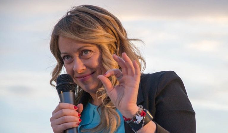 Giorgia Meloni parla della manifestazione di luglio