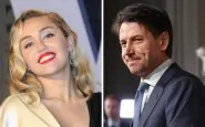 Miley Cyrus e Giuseppe Conte