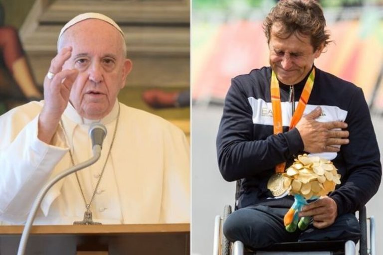 papa bergoglio zanardi