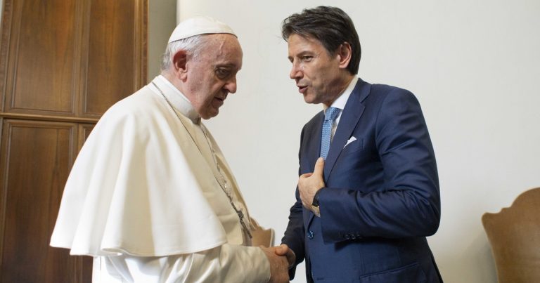 papa francesco giuseppe conte