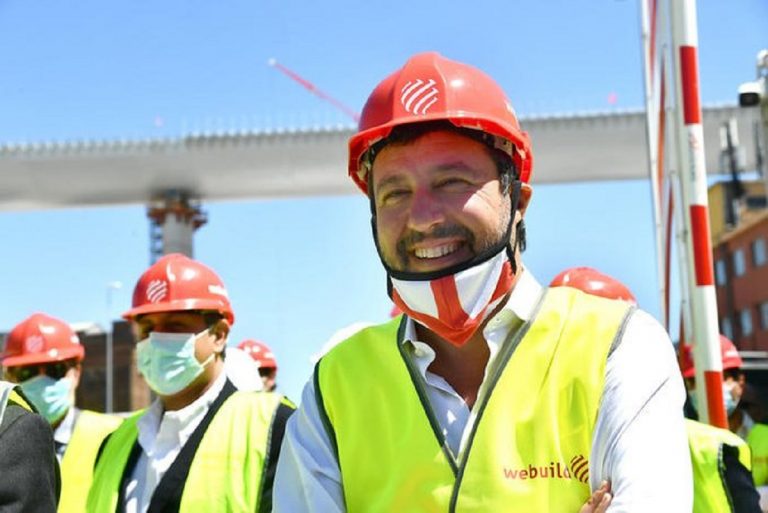 ponte genova gaffe salvini