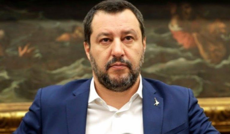 Il capo politico della Lega, Matteo Salvini