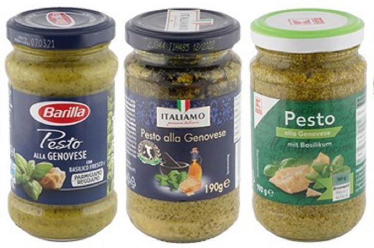 Pesticidi trovati in molti barattoli di pesto