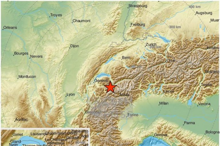 terremoto valle d'aosta