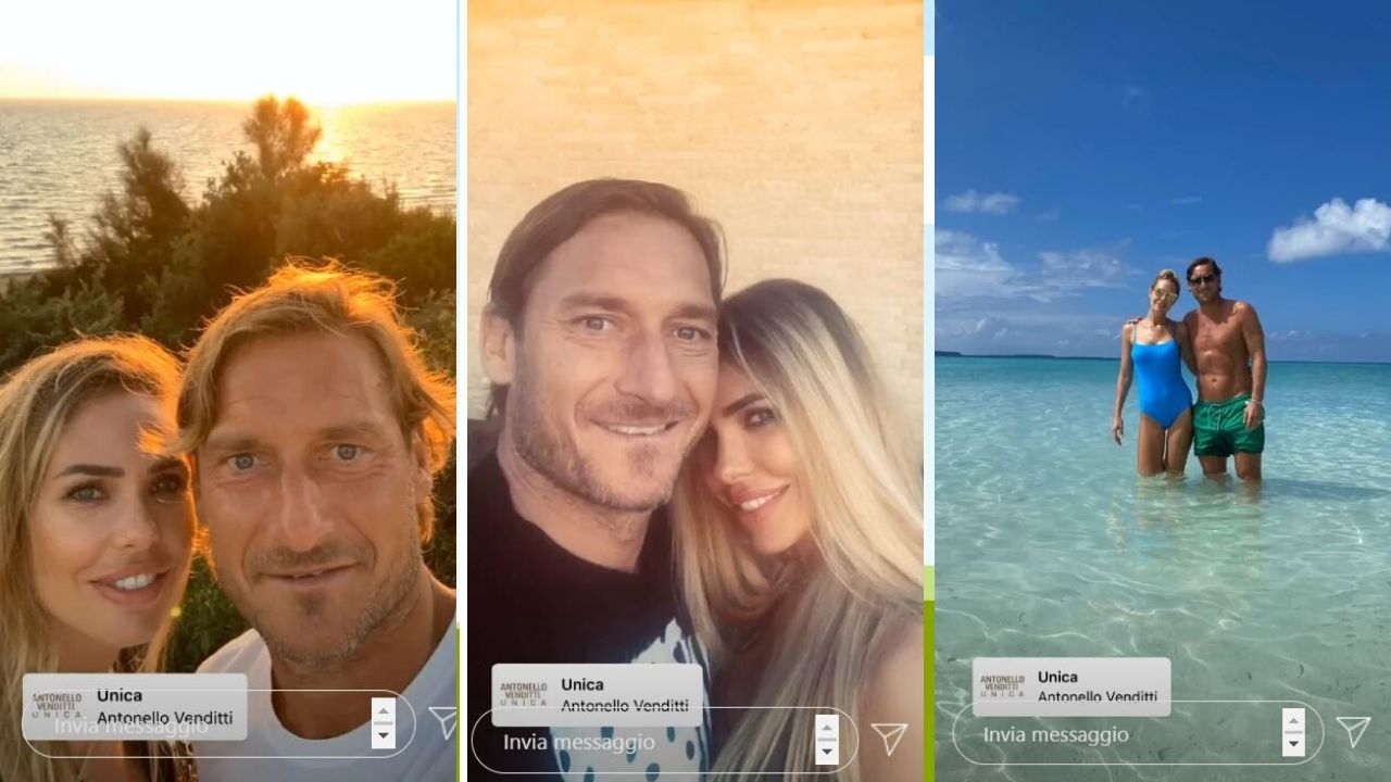totti stories su instagram