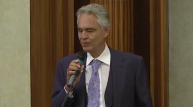 Andrea Bocelli lockdown
