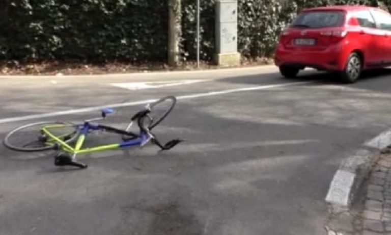Ciclista investito Pontina