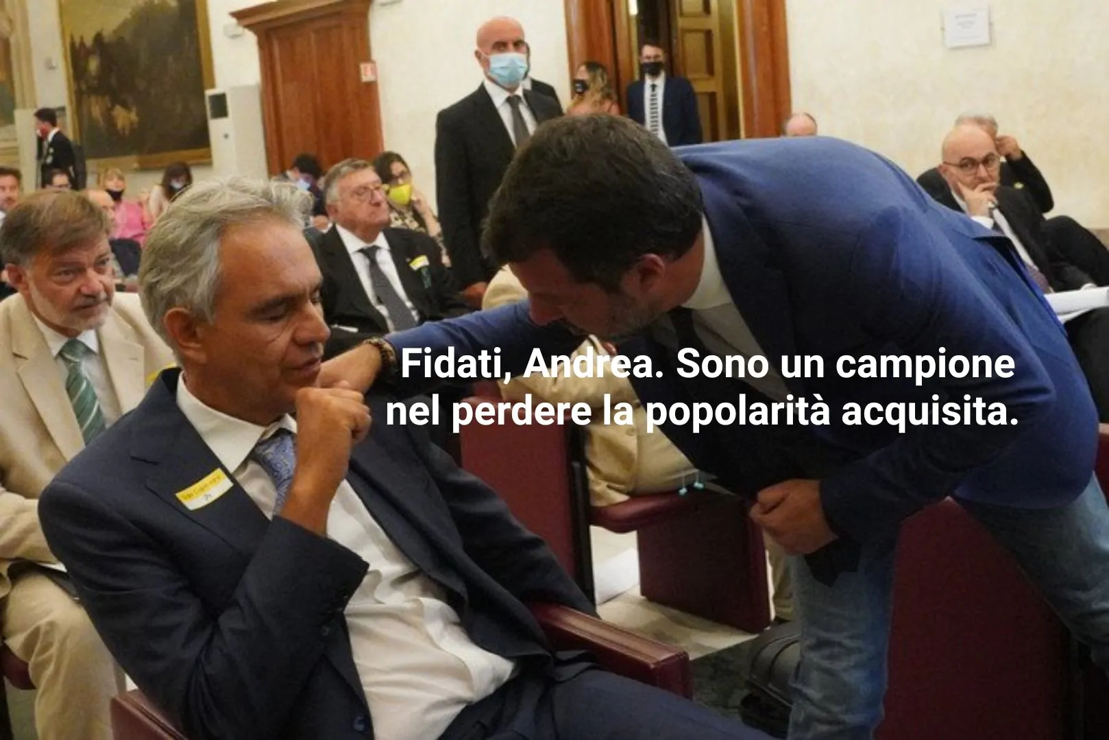 covid bocelli salvini