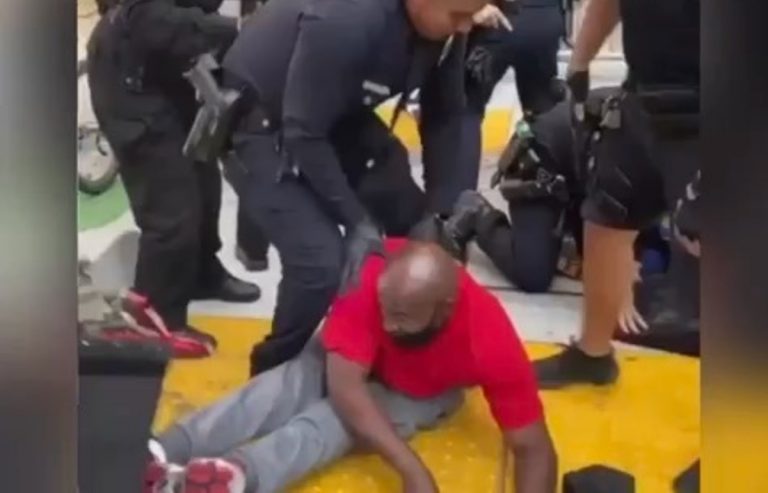black lives matter afroamericano aggredito