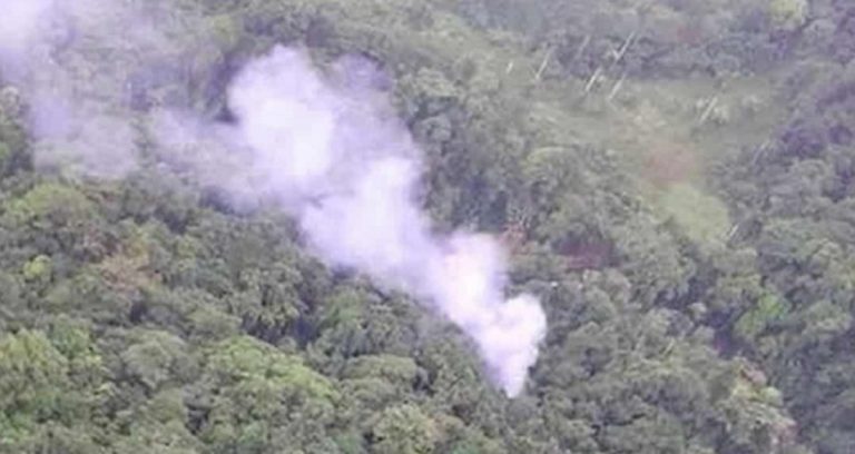 Elicottero militare precipitato Colombia