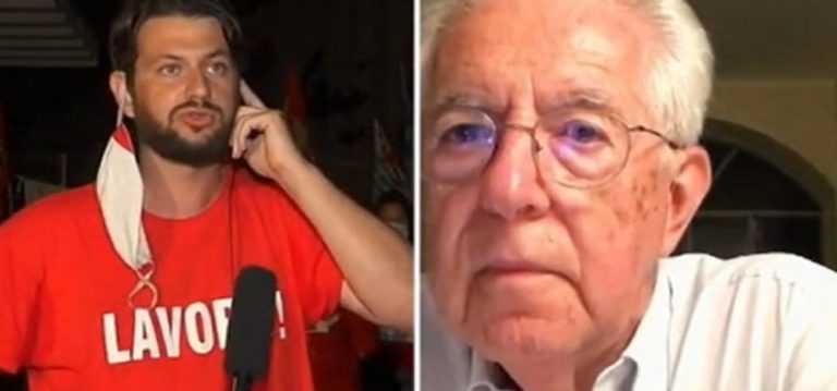 In Onda operaio contro Monti