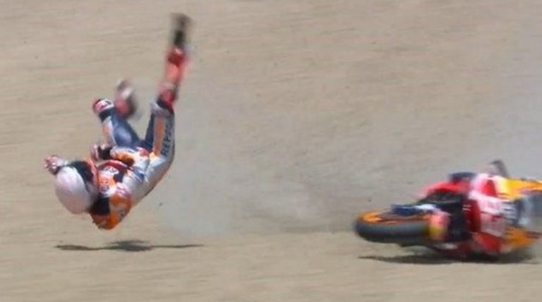 infortunio marc marquez