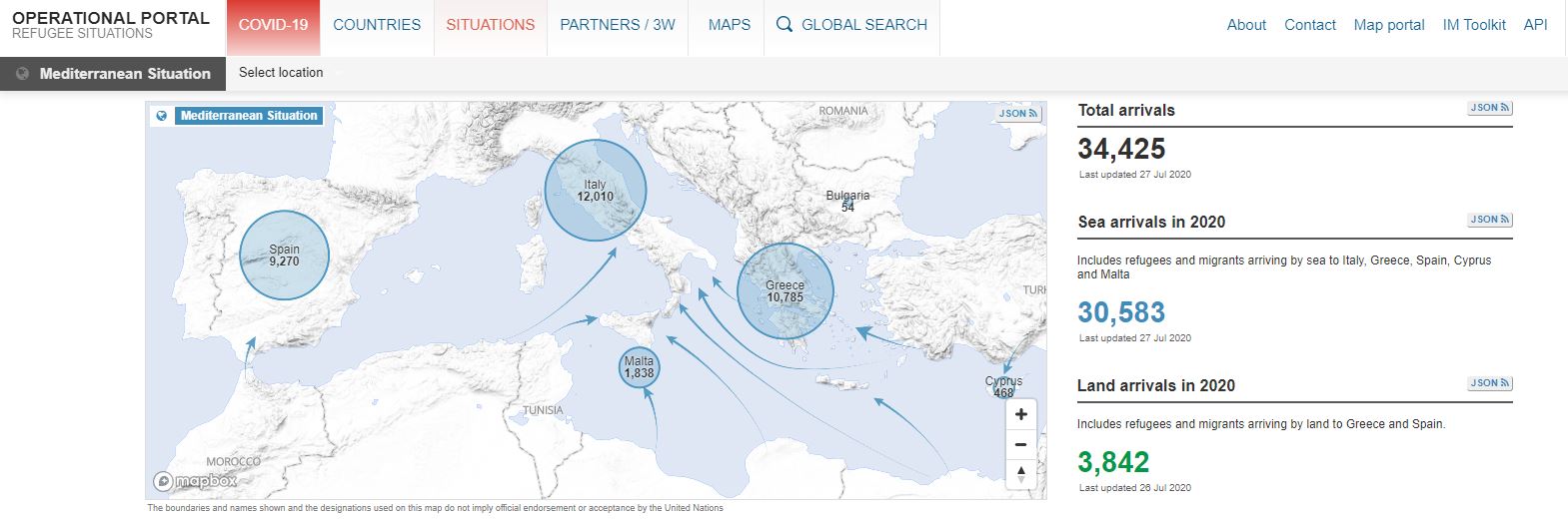litalia supera la spagna per numero di migranti sbarcati nel 2020 tabella