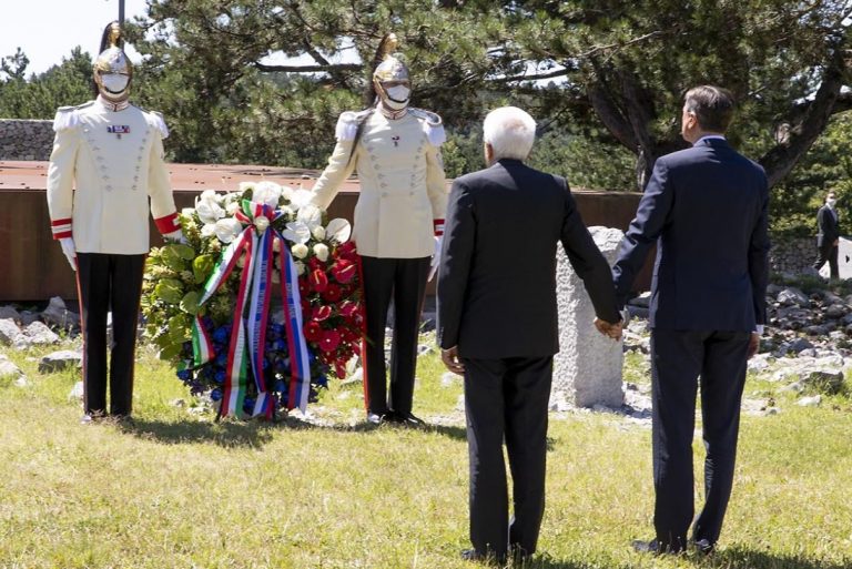 mattarella e pahor a trieste