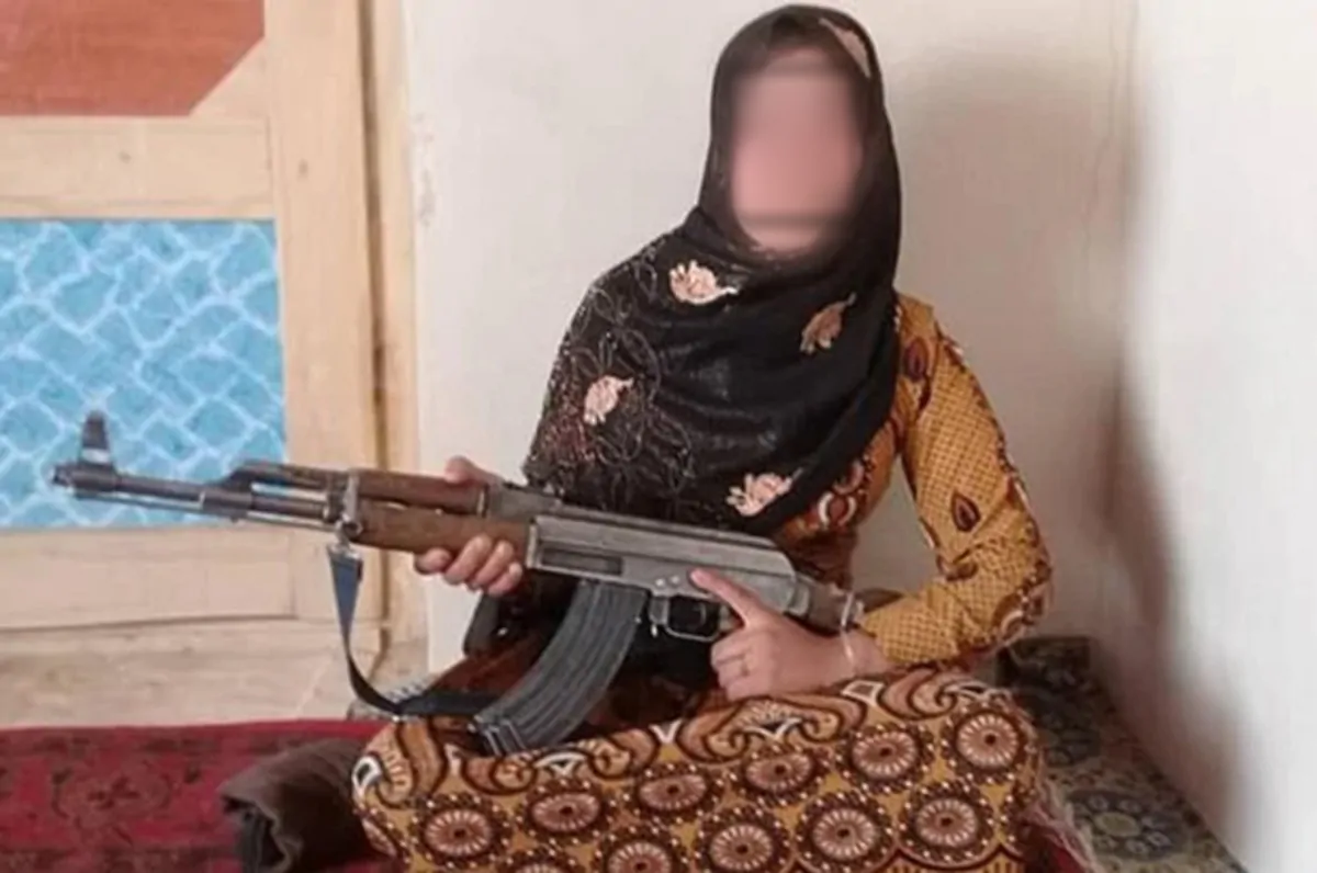 La giovane eroina afghana Qamar Gul