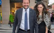 Matteo Salvini con Francesca Verdini