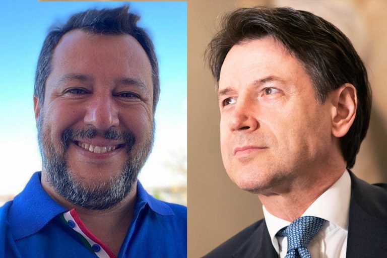 Sondaggi fiducia conte Salvini